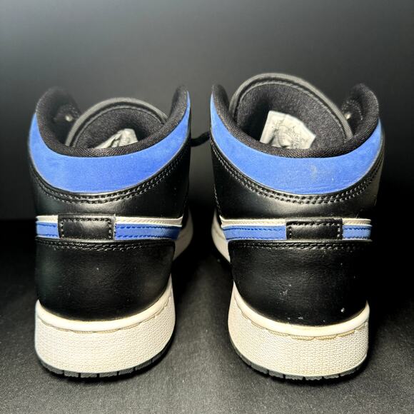 Size 7 - Nike Air Jordan 1 Mid GS Racer Blue Men's Shoes - Picture 5 of 8